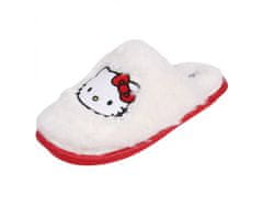 HELLO KITTY Hello Kitty Ženski copati/hišni copati, beli, krzneni v okrasni torbici 38-39 EU 