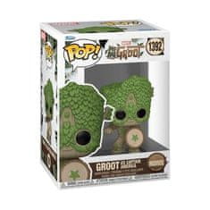 Funko POP Marvel: Mi smo Groot - Groot kot kapitan Amerika