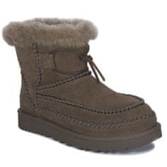 Ugg Australia Snežni škornji olivna 38 EU w Classic Mini Alpine Hickory