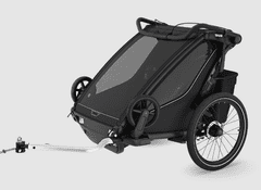 Thule Chariot Sport 2 Double prikolica za kolesa, črna