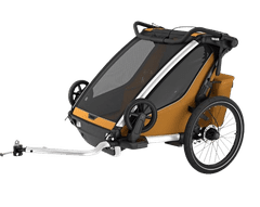 Thule Chariot Sport 2 Double prikolica za kolesa, naravno zlata