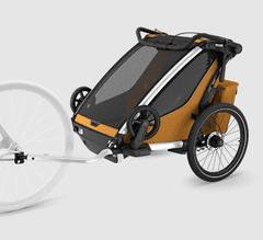 Thule Chariot Sport 2 Double prikolica za kolesa, naravno zlata