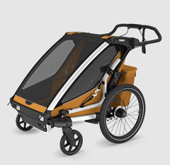 Thule Chariot Sport 2 Double prikolica za kolesa, naravno zlata