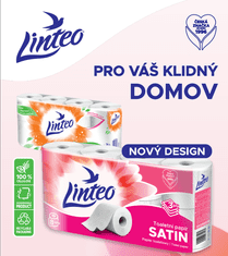 LINTEO Classic toaletni papir, 10x8 kos, 2-slojno, 15 m