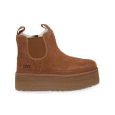 Ugg Australia Škornji rjava 40 EU Neumel Platform Chelsea Chestnut