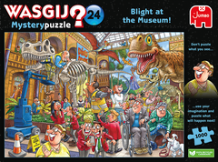 Jumbo Puzzle WASGIJ Mystery 24: Katastrofa v muzeju! 1000 kosov