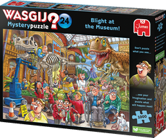 Jumbo Puzzle WASGIJ Mystery 24: Katastrofa v muzeju! 1000 kosov