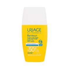 Uriage Bariésun Ultra-Light Fluid SPF50+ vodoodporen fluid za zaščito pred soncem za obraz 30 ml unisex