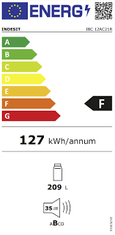 Indesit vgradni hladilnik IBC12AC21R, 122cm