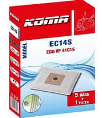 KOMA Vrečke za sesalnik Koma EC14S - ECG VP 4101S tekstil