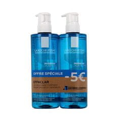 La Roche - Posay Set čistilnih penastih gelov brez mila Effaclar (Purifying Foaming Gel) 2 x 400 ml