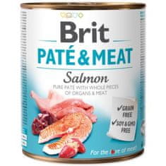 Brit Paté in mesni losos v pločevinki 800g