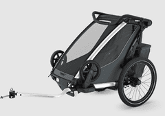 Thule Chariot Cross 2 Single prikolica za kolesa, Dark Slate