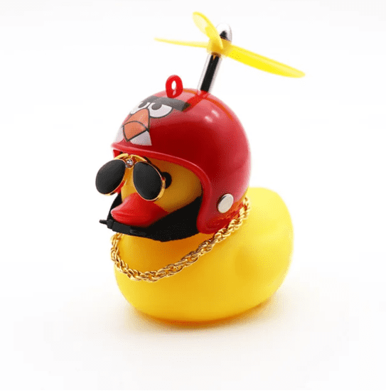 Miramarket Kolesarska luč, zvonec za račke v čeladi - Angry Birds