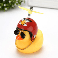 Miramarket Kolesarska luč, zvonec za račke v čeladi - Angry Birds