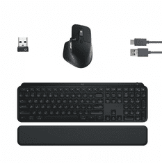 Logitech Tipkovnica , komplet, LOGITECH MX Keys S Combo - Graphite - AZERTY