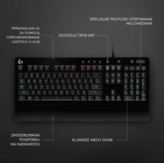 Logitech Logitech G213 Prodigy membranska igralna tipkovnica - QWERTY IT