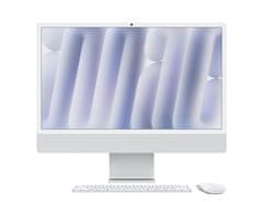 Apple iMac 24 računalnik, M4, 8C GPU, 16GB, SSD256GB, srebrn