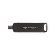 Patriot 128GB 100MB/s Rage R550 USB 3.2 + USB-C spominski ključek