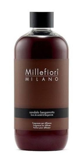 Millefiori Milano Rezervna kartuša za aroma difuzor Natural Santal in bergamotka 500 ml