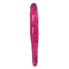 Lollicock Dvojni dildo Lollicock Cherry, 33 cm