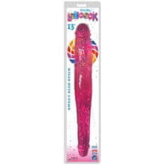 Lollicock Dvojni dildo Lollicock Cherry, 33 cm