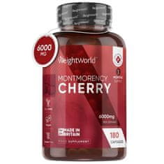 LocoNatura Montmorency Cherry naravni melatonin proti nespečnosti (180 kapsul)