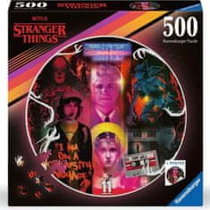 Ravensburger Okrogla sestavljanka Stranger Things 500 kosov