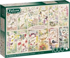 Jumbo FALCON Puzzle Leto na podeželju 1000 kosov