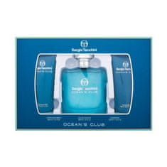 Sergio Tacchini Ocean´s Club Set toaletna voda 100 ml + gel za prhanje 100 ml + balzam po britju 100 ml za moške