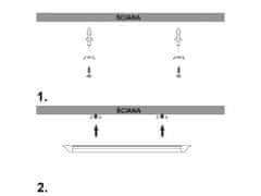 Verkgroup Stropna LED svetilka 120cm 28W