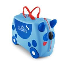 Trunki Kovček s kolesi - Modri pes, od 3 let+