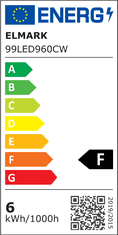 ELMARK vgradni LED panel IP40 6W 2700-3000K