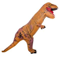 slomart Karnevalski kostum napihljiv dinozaver T-REX Giant brown 1.5-1.9m