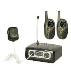 slomart Walkie Talkie Walkie Talkie set s PBX za otroke khaki