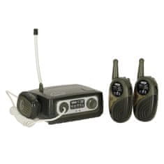 slomart Walkie Talkie Walkie Talkie set s PBX za otroke khaki