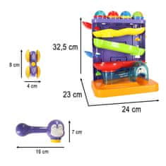 slomart Udarjanje žogice proga avto slide ballodrome 3v1