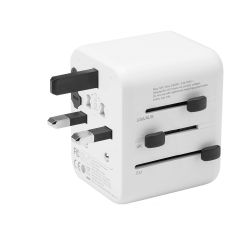 Univerzalni hišni adapter 220V + 1x USB 2.1A in Type C vhod (12W polnjenje) - SVETOVNI HIŠNI POLNILEC - ADAPTER / PRETVORNIK