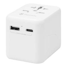 Univerzalni hišni adapter 220V + 1x USB 2.1A in Type C vhod (12W polnjenje) - SVETOVNI HIŠNI POLNILEC - ADAPTER / PRETVORNIK