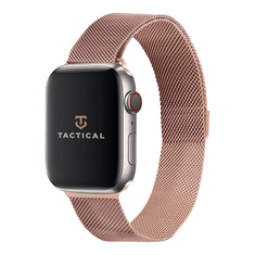 Kovinski pašček za uro Apple Watch 1 / 2 / 3 / 4 / 5 / 6 / 7 / 8 / 9 / SE 42/44/45 mm roza