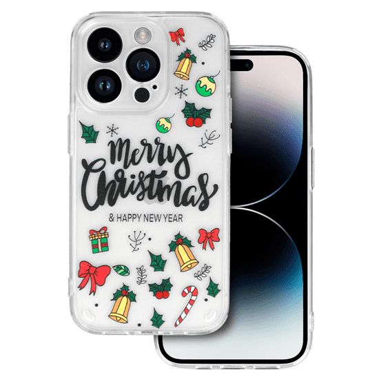 Onasi Clear Case Christmas za iPhone 12 - prozoren