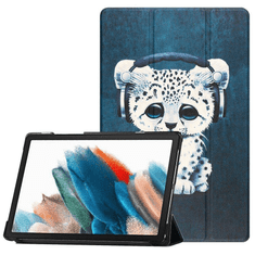 Style torbica za Samsung Galaxy Tab A9 - tiger - zelena