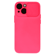 Onasi Lens Cover silikonski ovitek zaščita za iPhone 15 Pro - pink