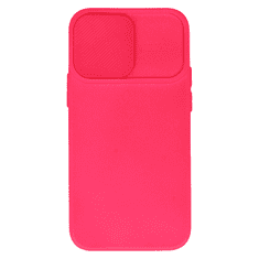 Onasi Lens Cover silikonski ovitek zaščita za iPhone 15 Pro - pink