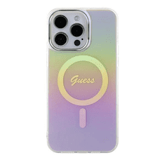 Guess Ovitek iPhone 15 Pro Max - MagSafe - Iridescent - GUHMP15XHITSP