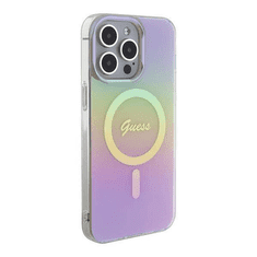 Guess Ovitek iPhone 15 Pro Max - MagSafe - Iridescent - GUHMP15XHITSP