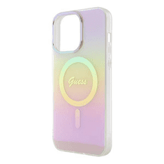 Guess Ovitek iPhone 15 Pro Max - MagSafe - Iridescent - GUHMP15XHITSP