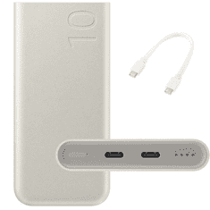 Original zunanja baterija EB-P3400XUE powerbank 10000 mAh 25W Super Fast Charge 2x Type C - bel