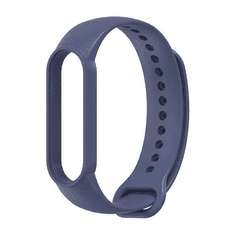 Silikonski pašček za uro Xiaomi Mi Band 5, Xiaomi Mi Band 6, Xiaomi Mi Band 7 - temno moder