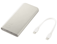 Original zunanja baterija EB-P3400XUE powerbank 10000 mAh 25W Super Fast Charge 2x Type C - bel